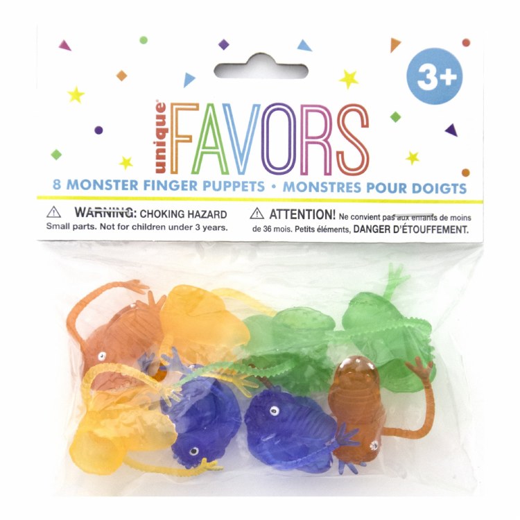 Monster Finger Puppets 8 ct