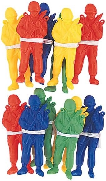 Paratrooper Favor Toys 12ct