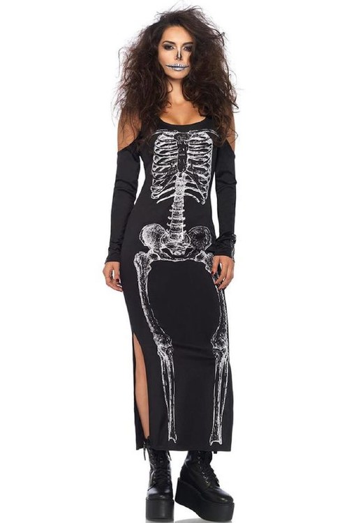 Skeleton Dress S/M