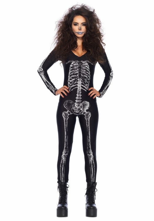 Catsuit Black X-Ray S