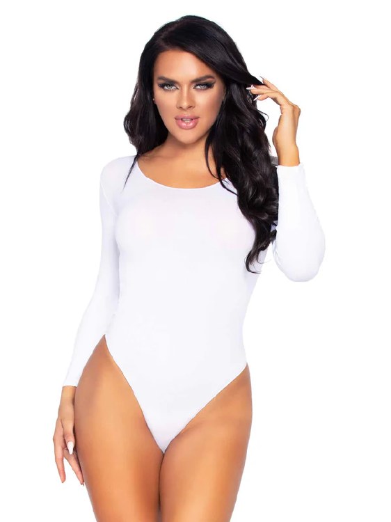 Bodysuit Long Sleeve White