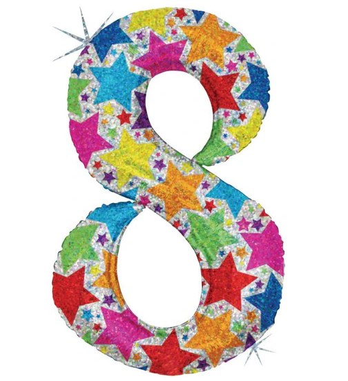 MYLR OS Number Stars HG 8 40"