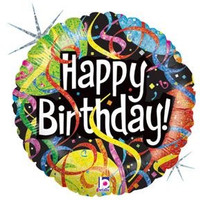 18A Happy Birthday Streamers (10 count)
