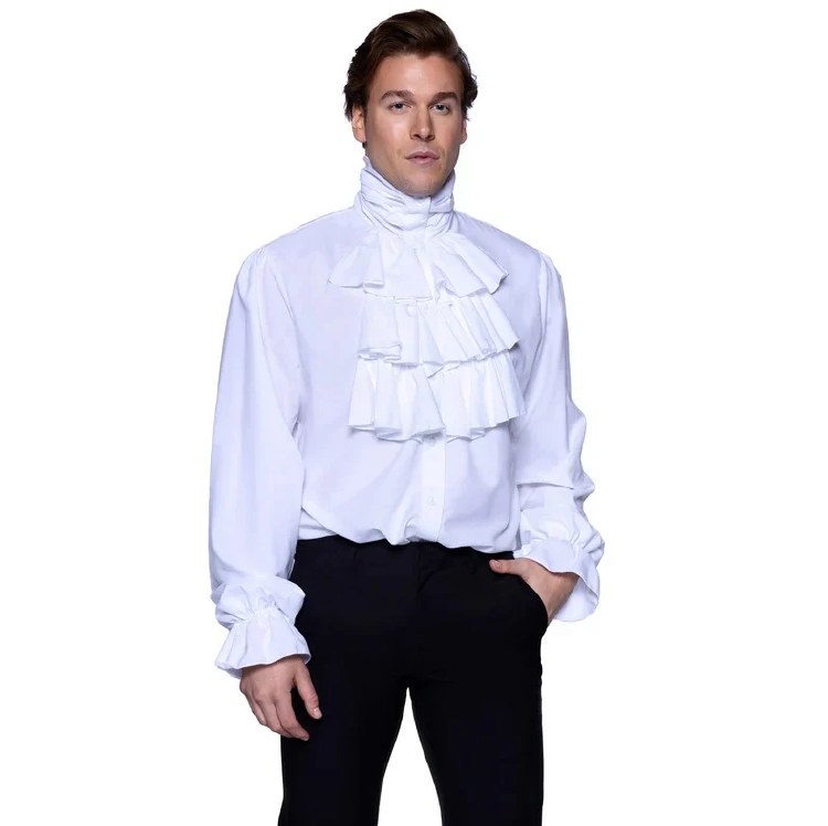 Shirt Ruffle White M