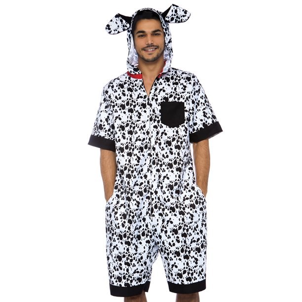 Dalmation Dog Romper Mens S/M