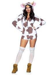 Cow Romper Adult Sm