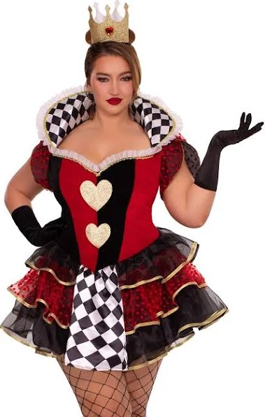 Queen Of Hearts Adult 1X/2X