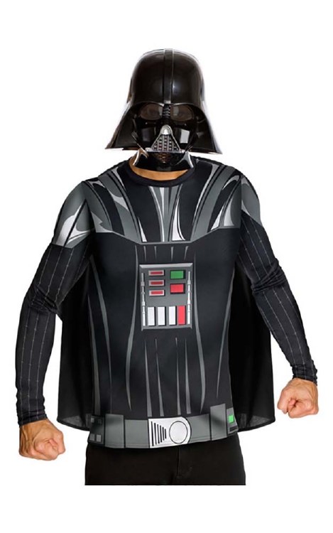 Darth Vader Top &amp; Mask XLarge