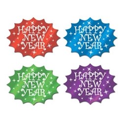 Foil New Year Cutout