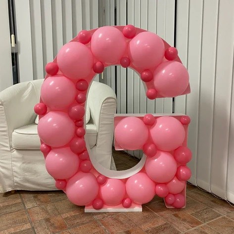 Mosaic Frame Letter G Shape