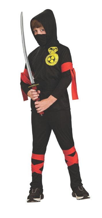 Ninja Black Child Large