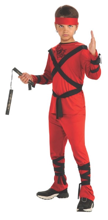 Ninja Red Child Medium