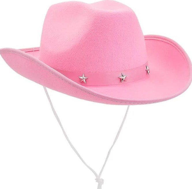 Hat Cowboy Pink w/ Stars