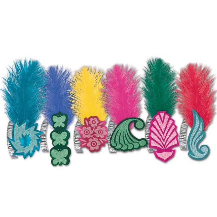 Roaring 20s Asst. Tiara Colorful 1pc.