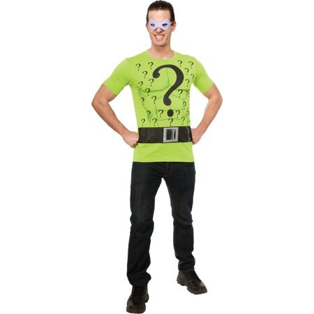 The Riddler Shirt w/Mask Med