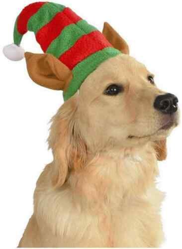 Pet Elf Hat w/Ears M/L