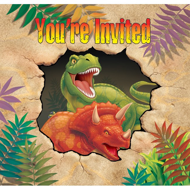 Dino Blast Invite