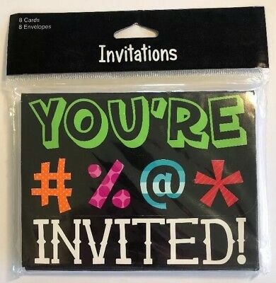 Holy Bleep Invitations 8ct