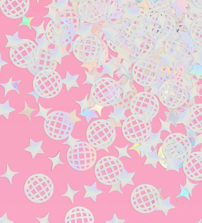 Disco Confetti Iridescent