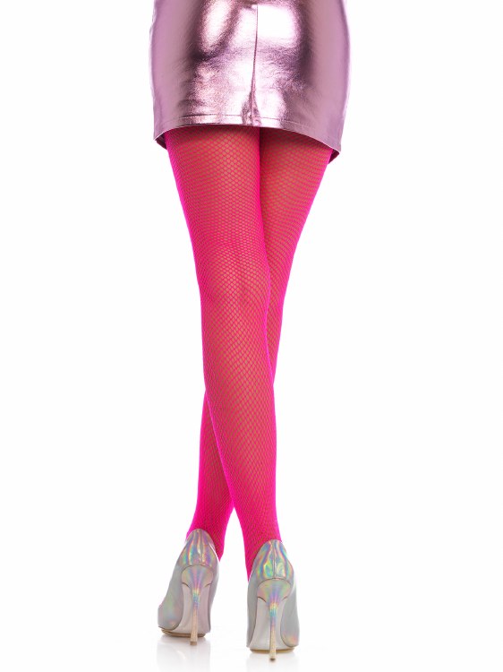 Fishnet Tight Neon Pink