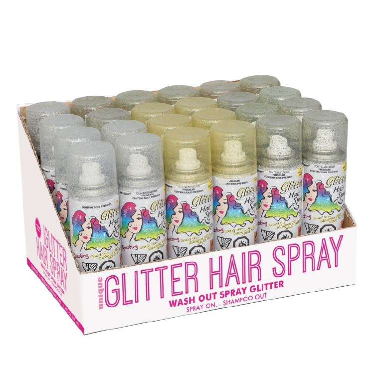 Hair Spray Glitter Asst