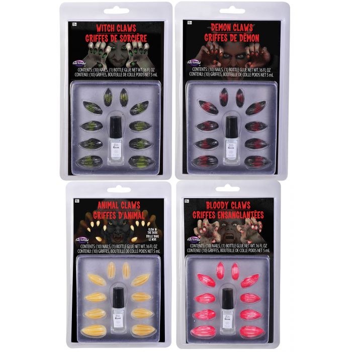Claw Nails Assorted Style