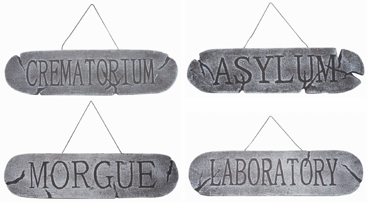 Halloween Wall Plaques Asst.