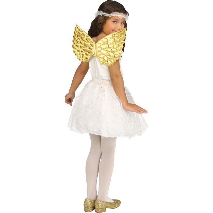 Metallic Child Wings Gold
