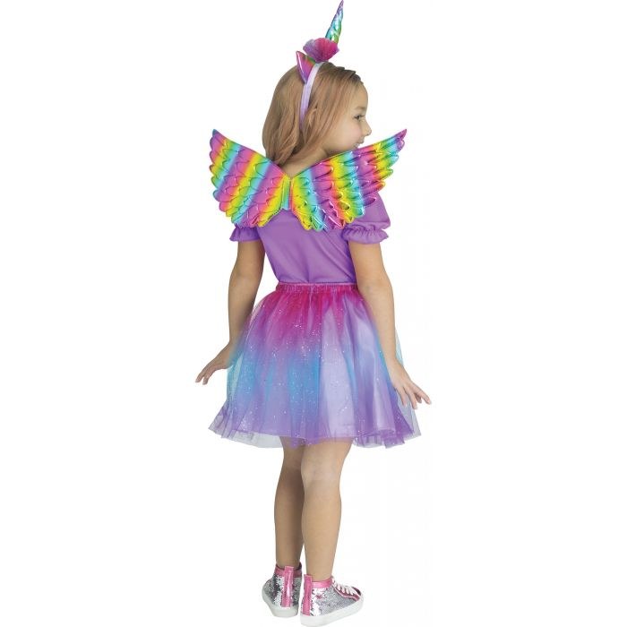 Metallic Child Wings Rainbow