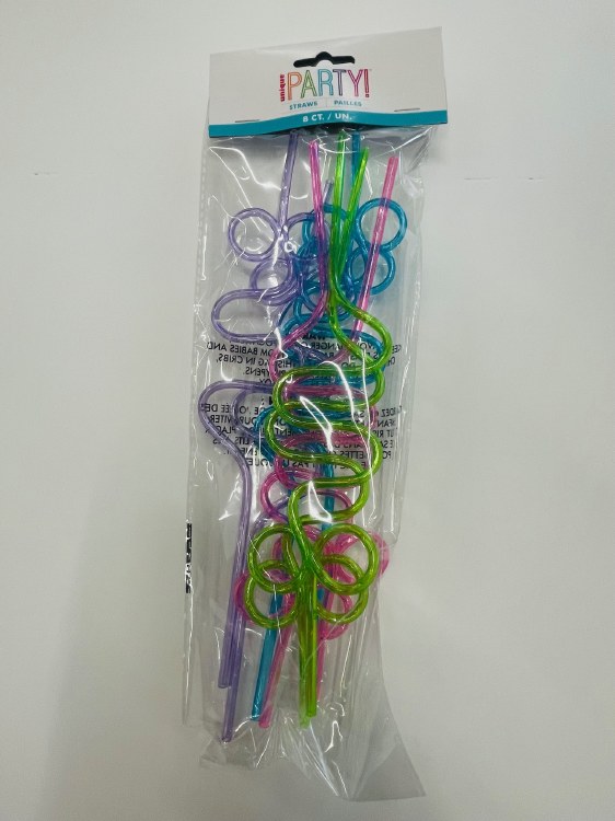 Silly Straws Squiggle 8ct