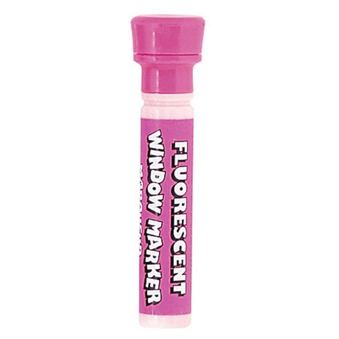 Window Marker Flr Pink