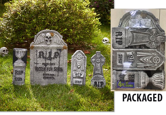 Tombstone Set 4pk