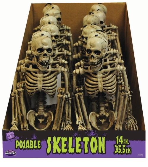 Posable Skeleton 14in