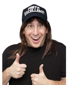 Wayne SNL Hat w/ Hair