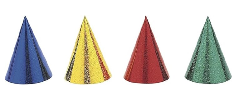 Hats Party Prism Assorted
