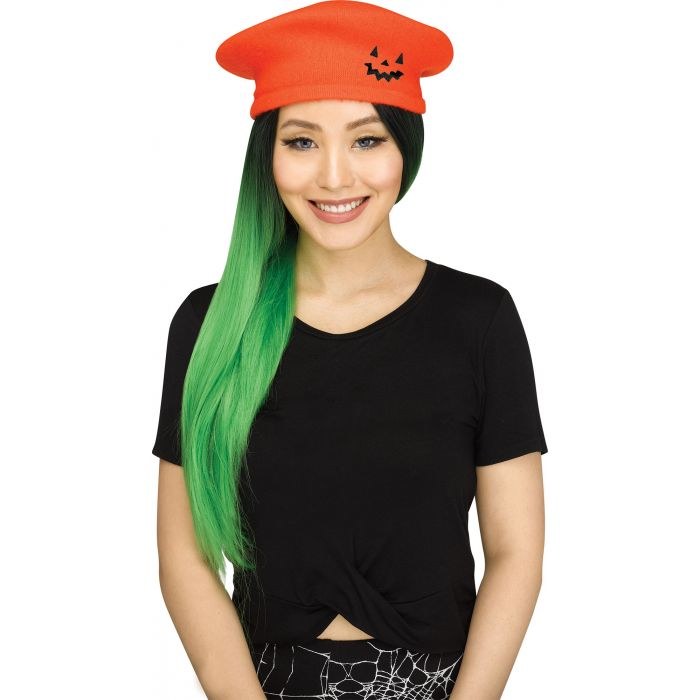 Beret Halloween Orange JOL