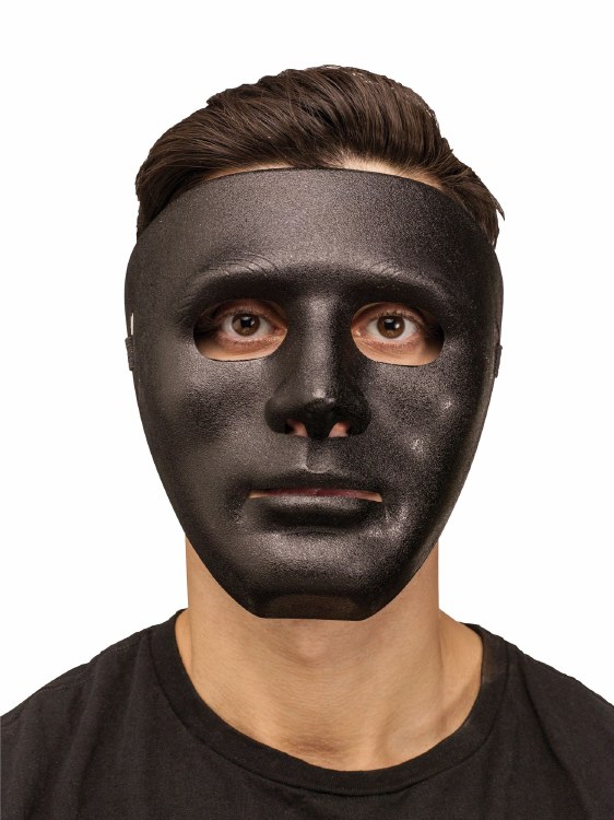 Mask Blank Male Blk