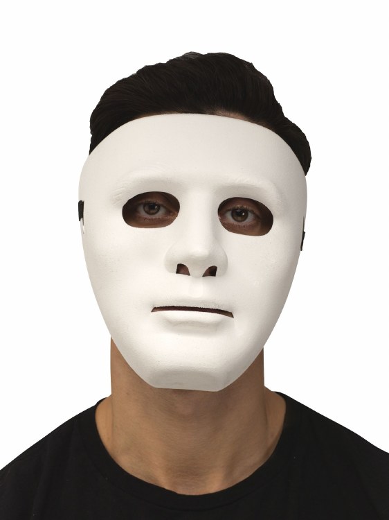 Mask Blank Male Wht