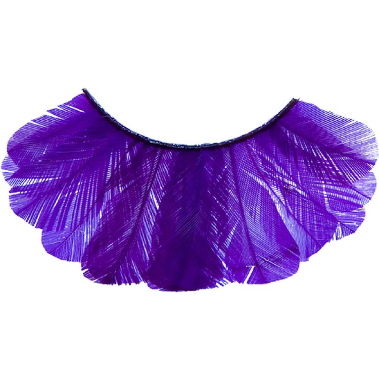 Kryolan Eyelashes Peacock Feather Lilac