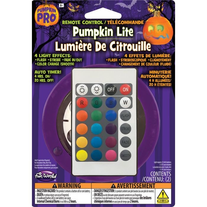 Pumpkin Light Deluxe w/Remote