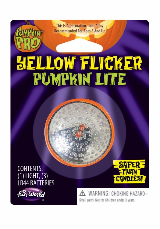 Pumpkin Light Flicker Yllw