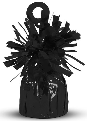 Fringed Balloon Weight ~ Black