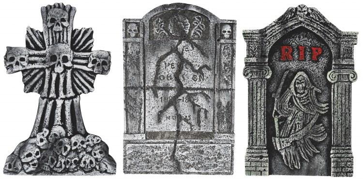 Tombstone Graveyard Asst
