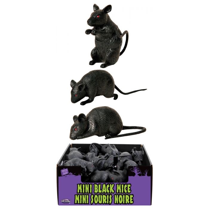 Mice Black Mini Asst