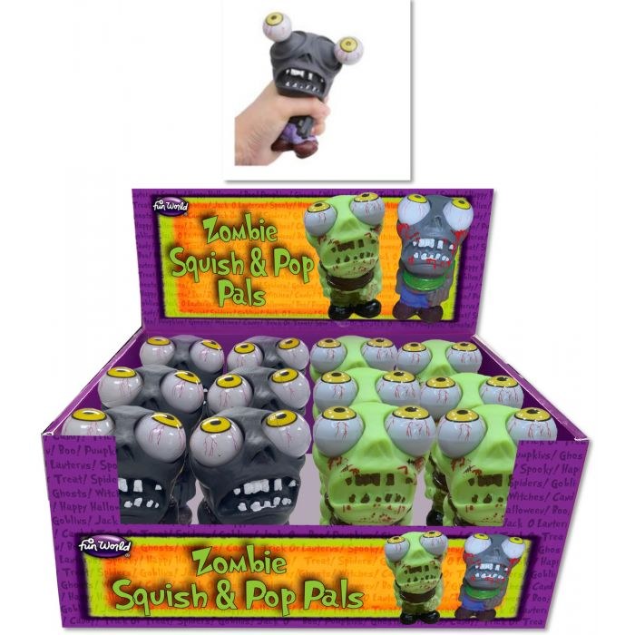Zombie Squish Pop Eye Pals