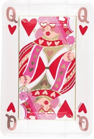 Queen Of Hearts Plates