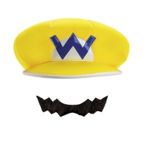 Wario Hat w/ Mustache Child