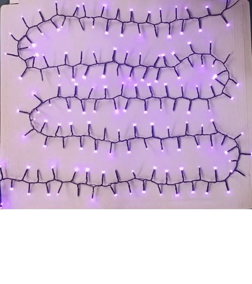 Lights Twinkle Clusters Purple