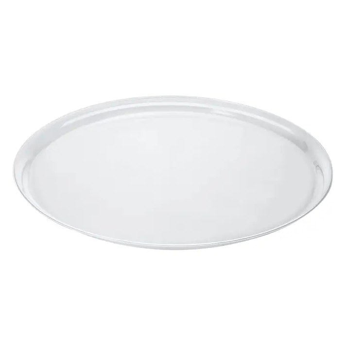 18" Clear Round Plastic Tray
