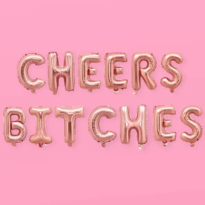 Blln Banner Cheers Bitches XO